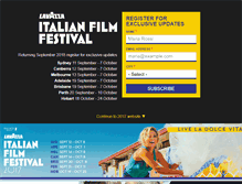 Tablet Screenshot of italianfilmfestival.com.au